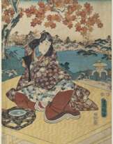 Edo Herbst - Geisha mit Geschenk