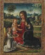 Gerard David. Maria mit dem Kind und einem Engel 