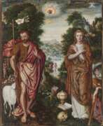 Antonius Claeissens (1536-1613). Die Hll. Johannes der Täufer und Maria Magdalena 