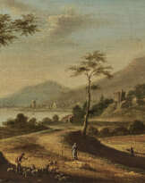 Uferlandschaft mit Figurenstaffage 