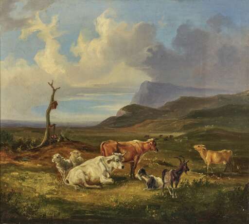Johann Friedrich Voltz. Tiere auf der Weide - photo 1