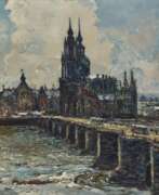 Ernst Kolbe. Augustusbrücke in Dresden 