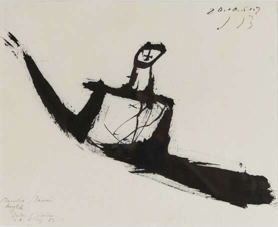 Julius Bissier. Komposition. 1961 - фото 1