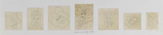 Victor Vasarely. Fille Fleur Frise. 1948 - Foto 1