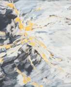 Mary Romanova (né en 1986). STONE and SNOW textural acrylic abstraction