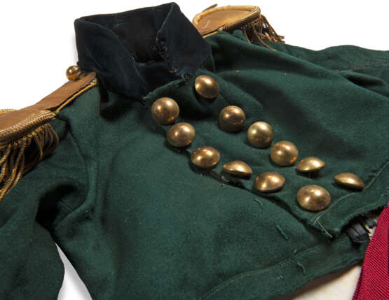 LORD SNOWDON'S PAGEBOY OUTFIT FOR THE WEDDING OF LINLEY MESSEL, 1932:A MINIATURE UNIFORM OF AN OFFICER OF THE MIDDESEX YEOMANRY - photo 5