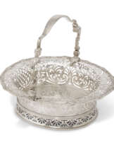 A GEORGE II SILVER BASKET