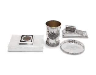 GIFTS FROM THE UNITED STATES OF AMERICA:FOUR AMERICAN SILVER AND SILVER-PLATED GIFTS FROM THE US PRESIDENT, THE GOVERNOR OF ARIZONA, THE MAYOR OF SAN FRANCISCO AND THE COMMONWEALTH OF KENTUCKY