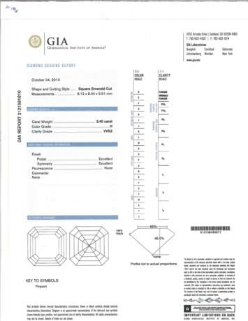 DIAMOND STUD EARRINGS WITH GIA REPORTS - Foto 5