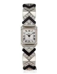 CHOPARD DIAMOND AND ONYX WATCH