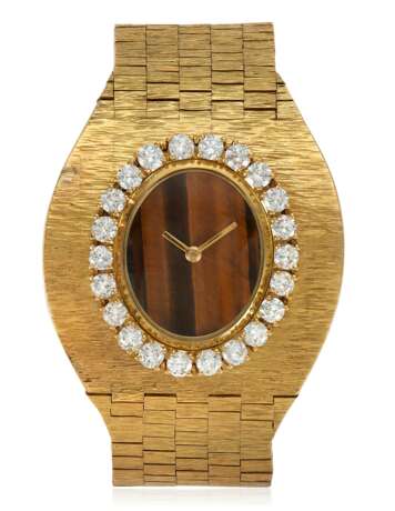 SPRITZER AND FUHRMANN DIAMOND AND TIGER'S -EYE WATCH - фото 1