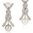 MOUAWAD CULTURED PEARL AND DIAMOND EARRINGS - Archives des enchères