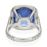 SAPPHIRE AND DIAMOND RING WITH AGL REPORT - фото 3
