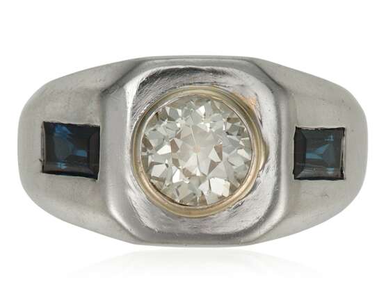 Cartier. DIAMOND AND SAPPHIRE RING - Foto 1