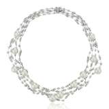 House of Taylor. HOUSE OF TAYLOR CULTURED PEARL AND DIAMOND NECKLACE - photo 2