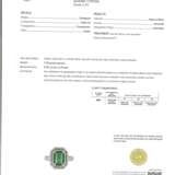 EMERALD AND DIAMOND RING WITH GIA REPORT - photo 5