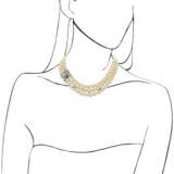 CULTURED PEARL AND DIAMOND NECKLACE WITH GIA REPORT - photo 4