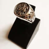 Кольцо «Серебряное мужское кольцо», Серебро, Смешанная техника, 2020 г. - фото 2