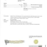 CULTURED PEARL AND DIAMOND BRACELET WITH GIA REPORT - Foto 5