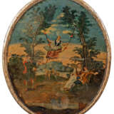 A DUTCH WHITE-AND-POLYCHROME-DECORATED PINE TILT-TOP TABLE 'FLAP AAN DE WAND' - photo 4