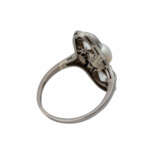 Art Déco Ring mit 2 Altschliffdiamanten zusammen ca. 1,95 ct, - photo 3