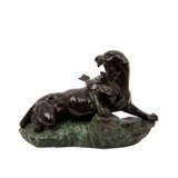 GURADZE,HANS (1861-?) "Verwundeter Panther" - photo 1