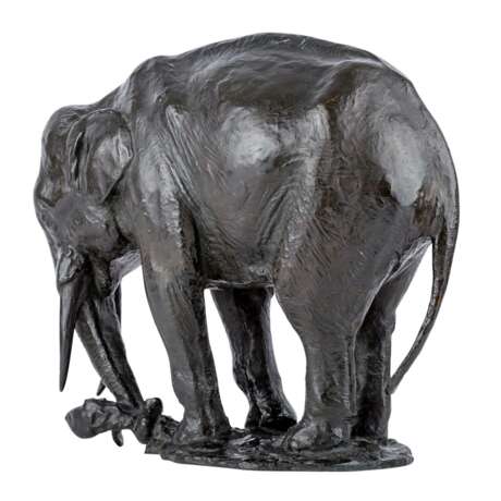HIERHOLTZ, GUSTAV ADOLPHE (auch Hierholz, 1877-1948), "Elefant", - Foto 2