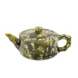 Tee-Set und Schale aus Jade. CHINA, 20. Jahrhundert: - photo 3