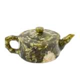 Tee-Set und Schale aus Jade. CHINA, 20. Jahrhundert: - photo 5