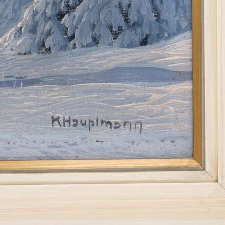 HAUPTMANN, KARL (1880-1947), "Verschneite Tannen im Schwarzwald", - Foto 3