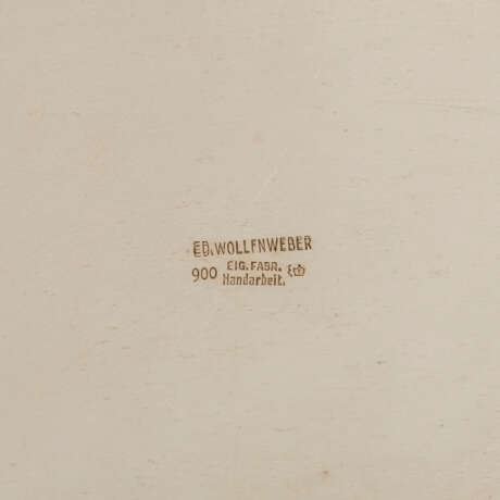 EDUARD WOLLENWEBER ovale Servierplatte, 20. Jahrhundert - photo 3
