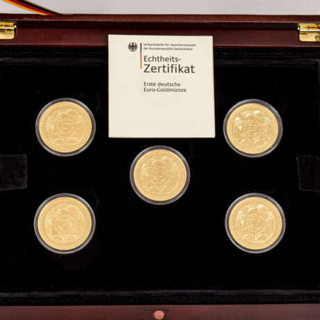 BRD-GOLD-Set "Die offiziellen Gold-Euros der Bundesrepublik Deutschland" - - photo 2