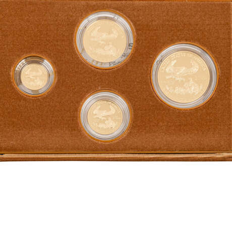 USA "American Eagle Gold Proof Four-Coin Set" des Jahres 2015 - - photo 3