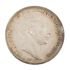 Bayern - 3 1/2 Gulden 1851, König Maximilian II., ss-vz, Kratzer,