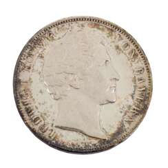 Bayern - 3 1/2 Gulden 1842, Ludwig I., Walhalla, ss+,