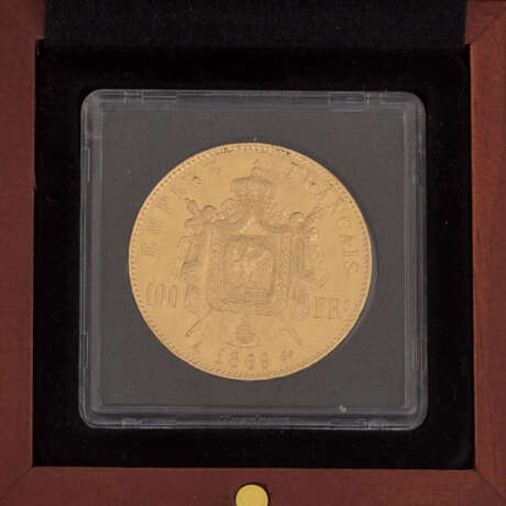 Frankreich/GOLD - 100 Francs 1869 A, - photo 3