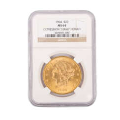 USA Goldmünze im NGC Grading Blister -