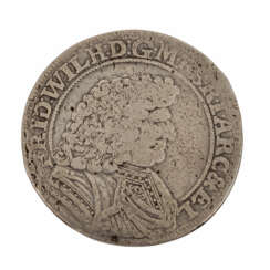 Kurfürstentum Brandenburg - 2/3 Taler 1688, Kurfürst Friedrich Wilhelm,