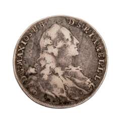 Herzogtum Bayern - Wappentaler 1760, Maximilian Joseph,