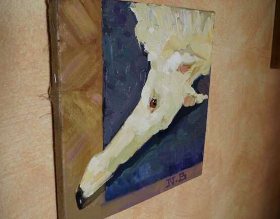 Design Gemälde, Gemälde „Russischer Windhund auf dem Teppich“, Leinen, Alla Prima, Impressionismus, Alltagsleben, 2020 - Foto 2