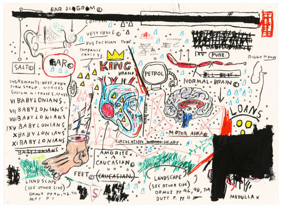 Basquiat, Jean-Michel. AFTER JEAN-MICHEL BASQUIAT (1960-1988) - Foto 3