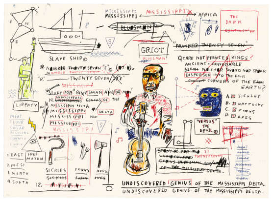 Basquiat, Jean-Michel. AFTER JEAN-MICHEL BASQUIAT (1960-1988) - Foto 5