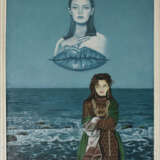 Design Painting “beauty will save the world”, Canvas, Oil paint, Surrealism, Marine, 1998 - photo 1