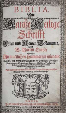 Biblia germanica. - Foto 1