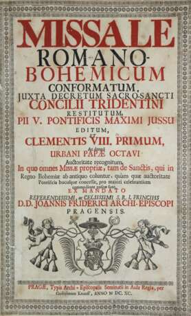 Missale Romano Bohemicum - photo 1