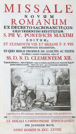 Missale Novum Romanum. - фото 1