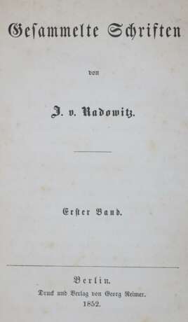 Radowitz, J.v. - фото 1