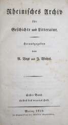 Rheinisches Archiv für Geschichte und Litteratur.