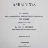Codex Diplomaticus Anhaltinus. - Foto 1