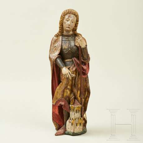 Skulptur des Heiligen Florians, süddeutsch, 2. Hälfte 15. Jahrhundert - фото 1